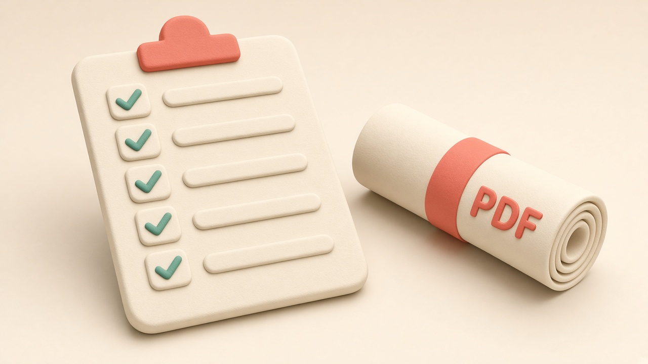Checklist antes de enviar un diseño
